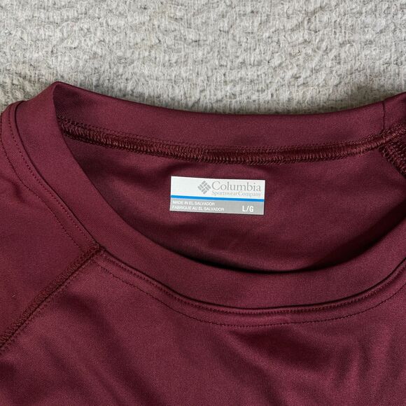 Columbia Virginia Tech Hokies Shirt Mens Large Long Sleeve PFG Omni Shade - Picture 5 of 12